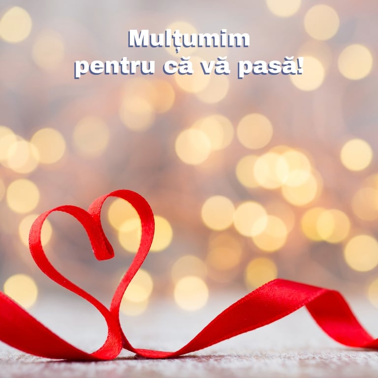 multumim, inima rosie