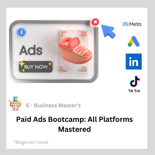 e business master paid ads bootcamp course image