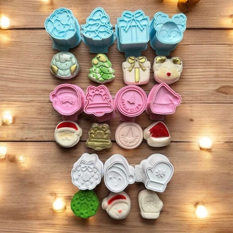 modelador de docinhos em formatos natalinos