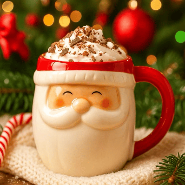 caneca de papai noel
