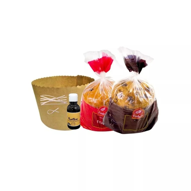kit forma e sacola de panetone