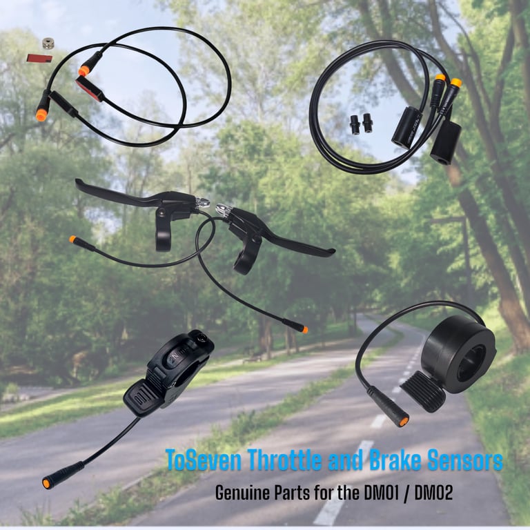 toseven throttles and brake sensors