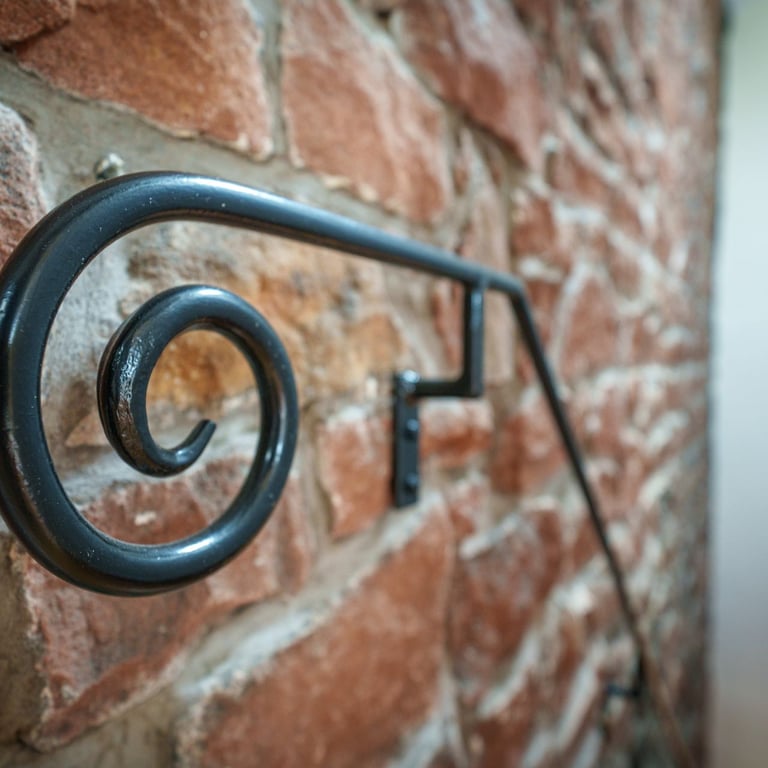 period property built in red Eden sandstone