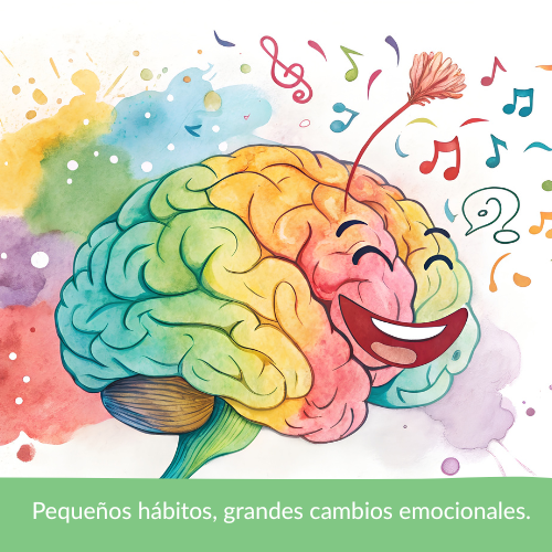 mente feliz, concentrada, enfocada y creativa que regula sus emociones