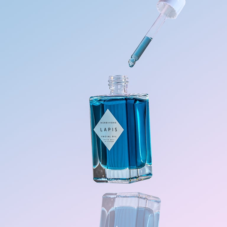 Floating skincare photography- modern product photos by Victoria Ck- a product photographer from Toronto