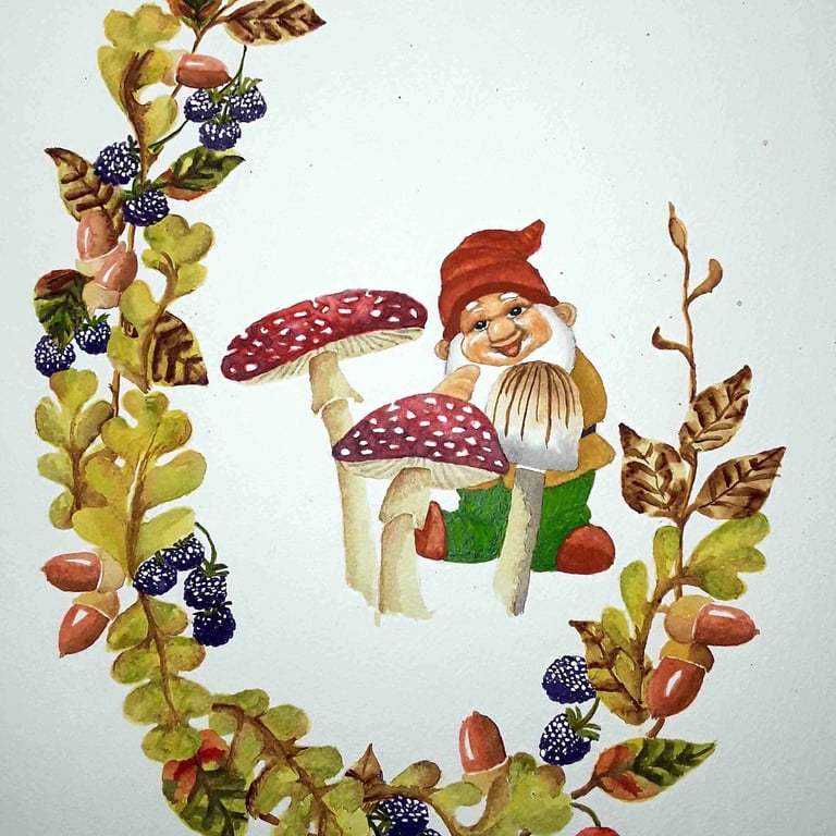 Autumn Gnome by David Law