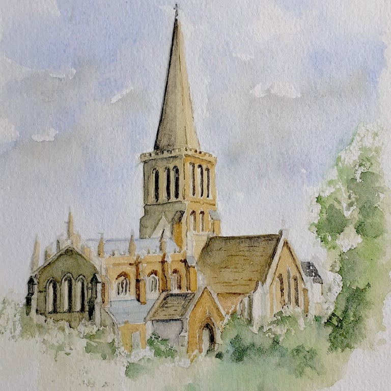 Wiltshire Spire by Gordon Lovelock