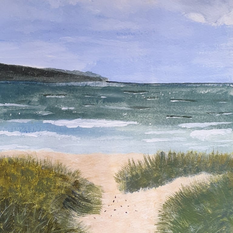 Beach Scene by Jean Bridge