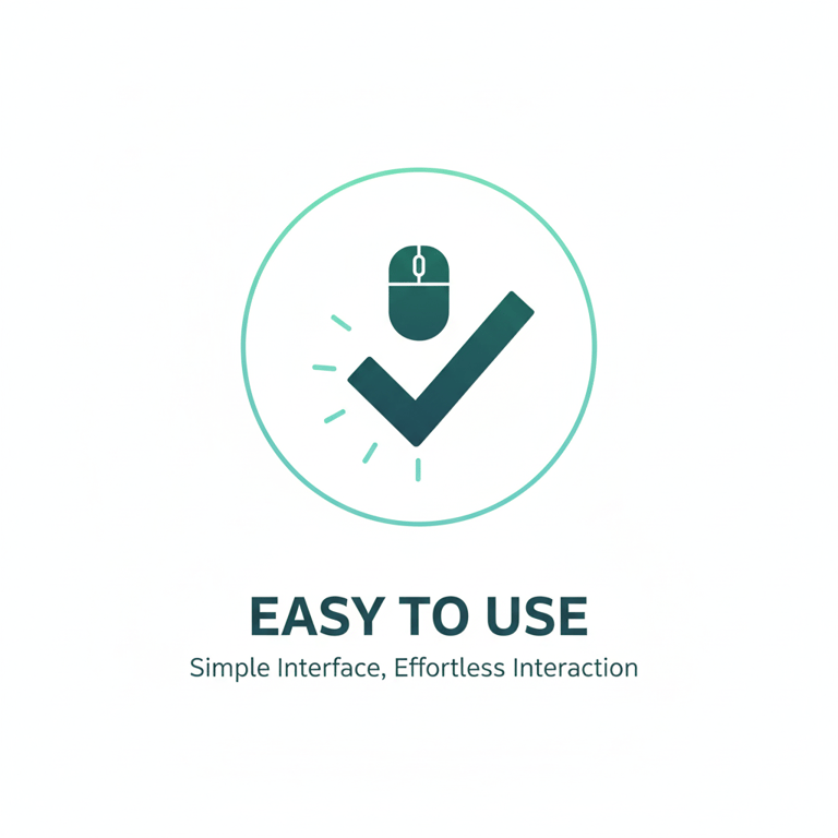 Ease of use to everyone with our distinct interface