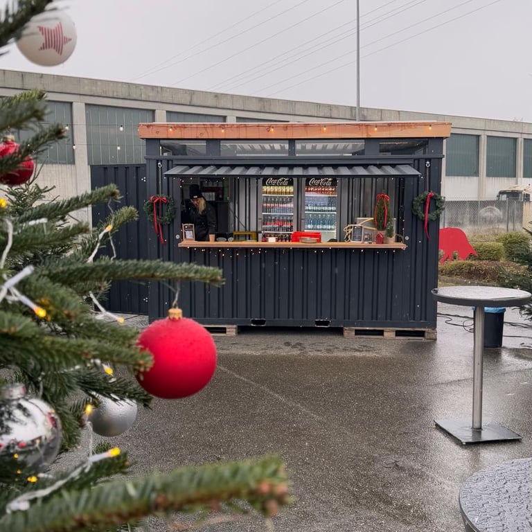Food-Container an Weihnachten