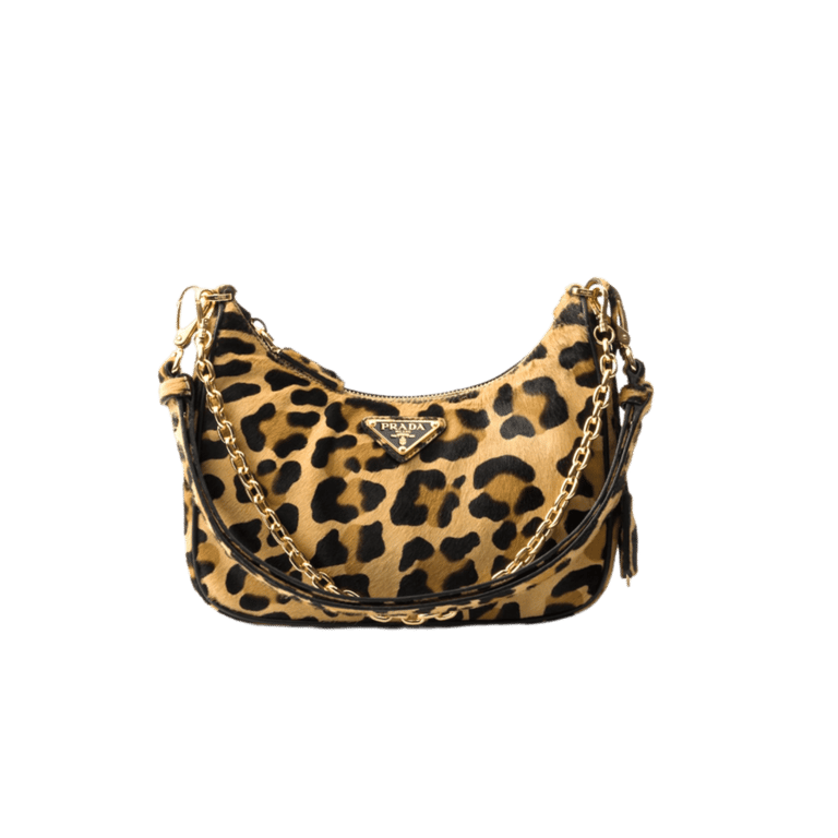 PRADA RE-EDITION PRINTED LEATHER MINI-BAG