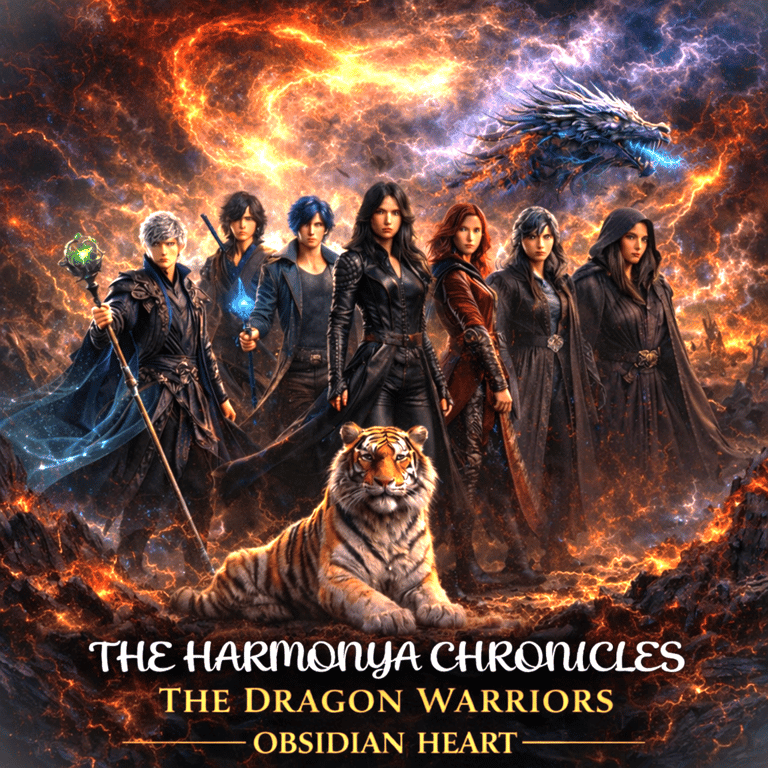 Album Cover  The Harmonya Chronicles The dragon Warriors