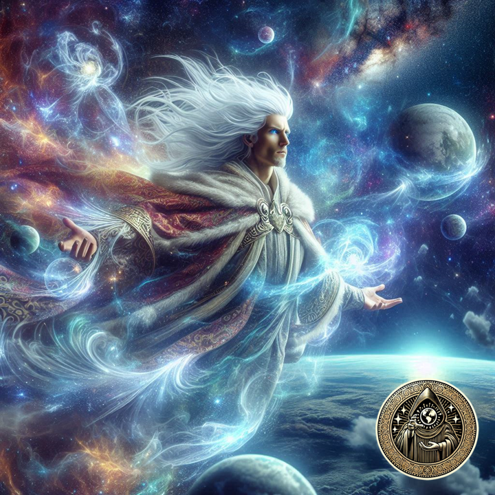 God Aether – deity of sorcery and enchantment in the Harmonya saga 