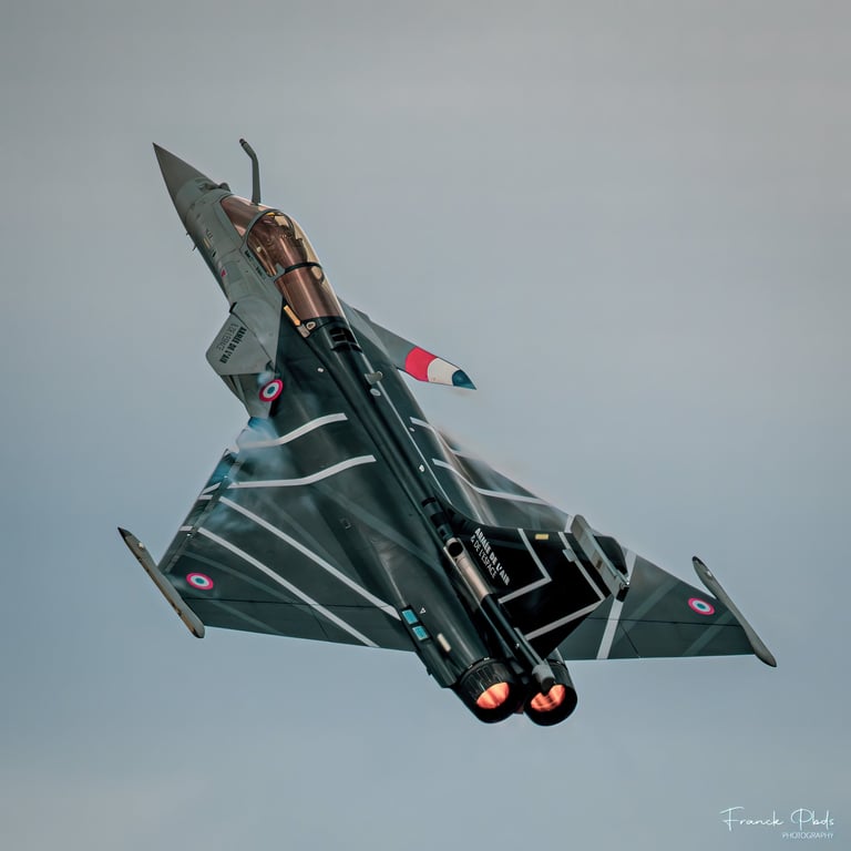 Photographie Avion de chasse Rafale
