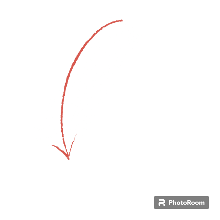 red arrow pointing down