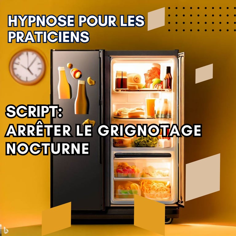 Script hypnose pour arrêter le grignotage