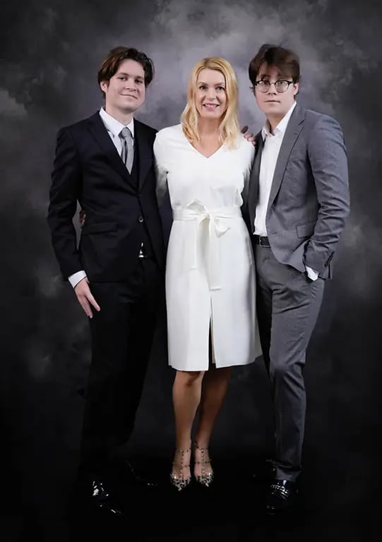 Picture of Family on Patchgray background  by Mirrorless Photo Studio in Dubai