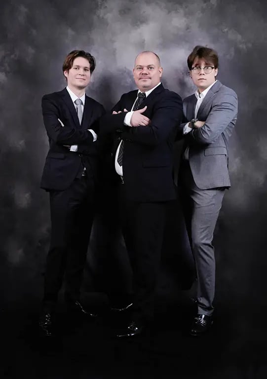 Picture of Family on Patchgray background  by Mirrorless Photo Studio in Dubai