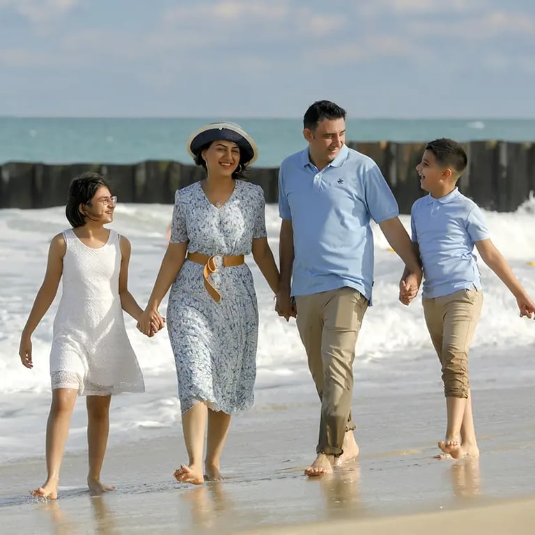 Picture of Family on Beach Burj Al Arab by Mirrorless Photo Studio in Dubai