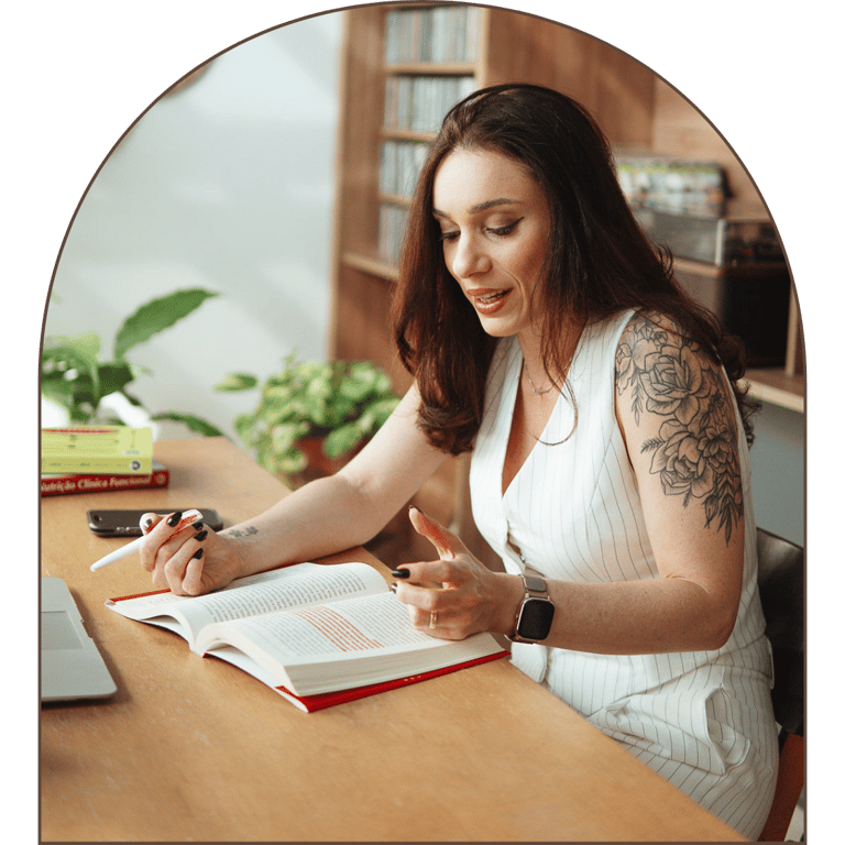 Nutricionista especialista em Nutrição Comportamental em São Paulo, estudando e desenvolvendo o Méto