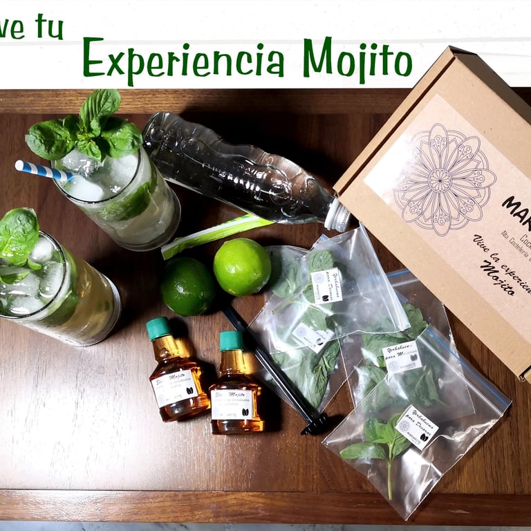 Experiencia Mojito - Limon, yerbabuena, soda, ron