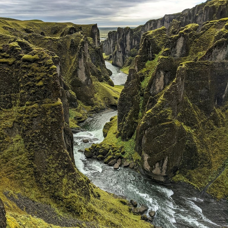 Canyon in Iceland
