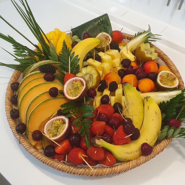 Corbeille de fruits frais