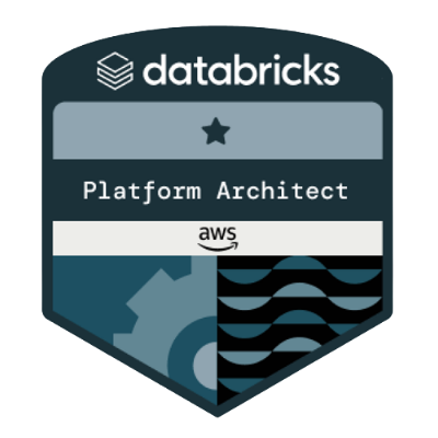 Databricks Platform Architect AWS Badge - Sandipan Banik