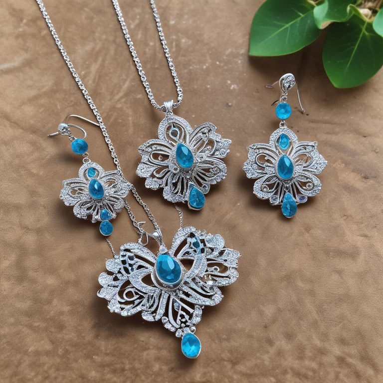 beaded blue bracelets