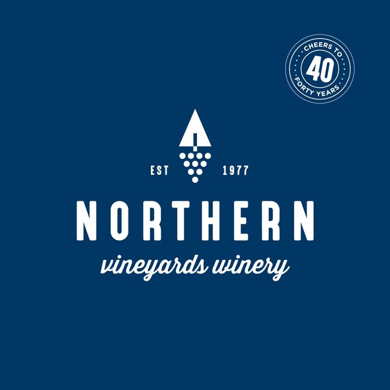 Northern Vineyards Winery Logo Brand Design