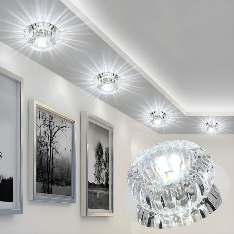 Glasleuchten Beleuchtung für Spanndecken kaltlicht