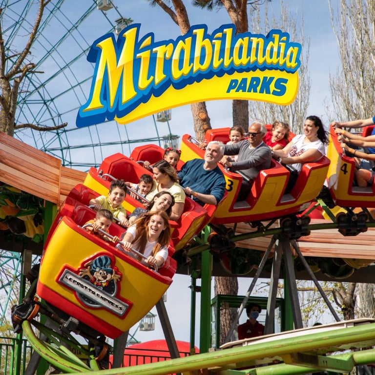 Mirabilandia Park in provincia di Ravenna, parco divertimenti, parco giochi per famiglie
