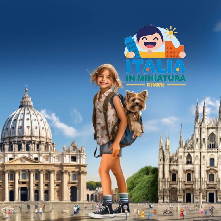 Italia in Miniatura, parco tematico Rimini, atrazzioni per bambini, cultura in Romagna