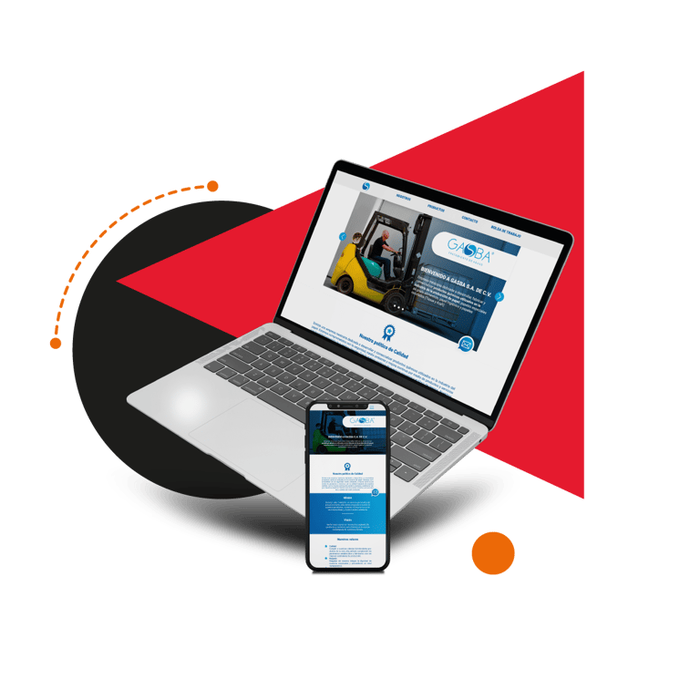 Sitio web responsivo creado acorde a los requerimientos del cliente