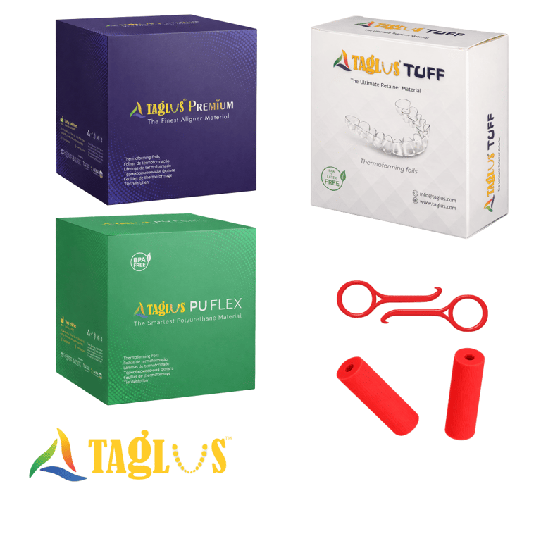 Laminas termoplásticas Taglus para alineadores y retenedores en Ecuador