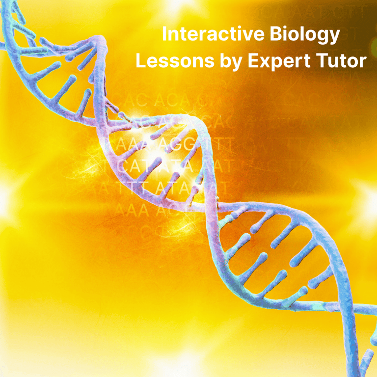 Interactive Biology Lessons by Expert Tutor | IGCSE and A Levels Online Biology is one of the most