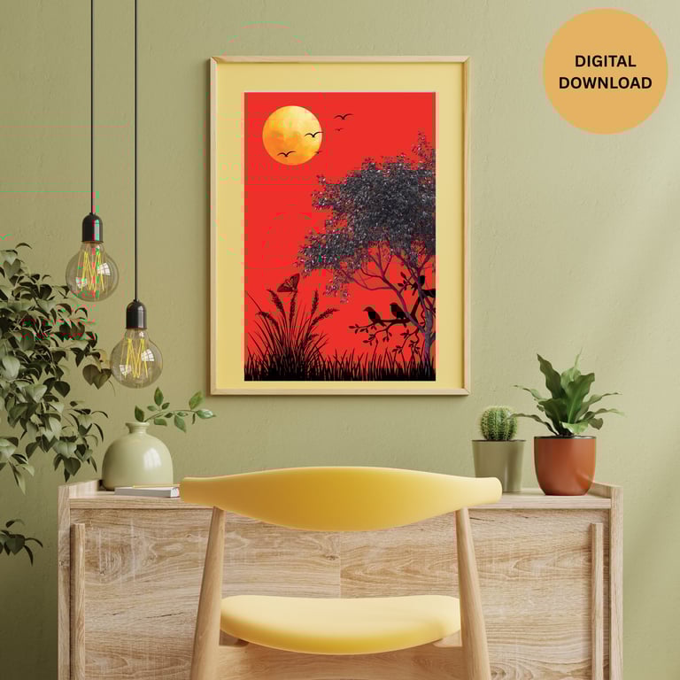 wall art display in a office or living room