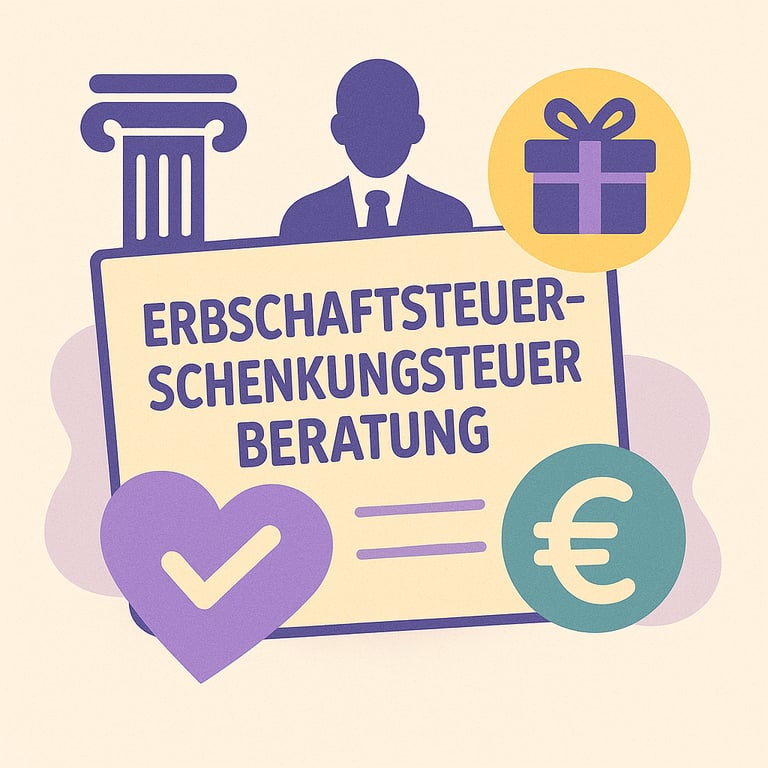Erbschaftssteuer und Senkungssteuerberatung