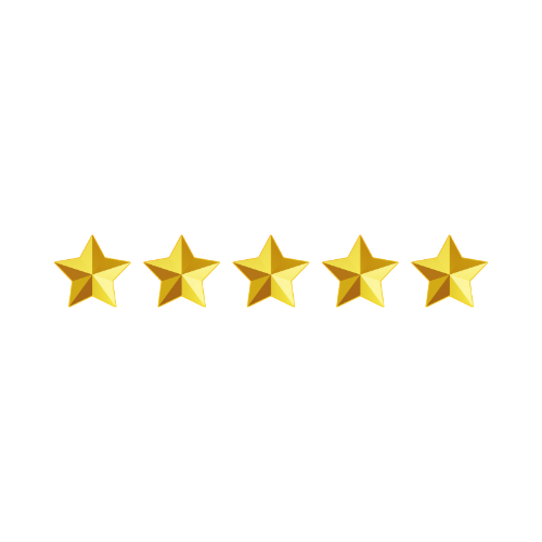 5 golden stars