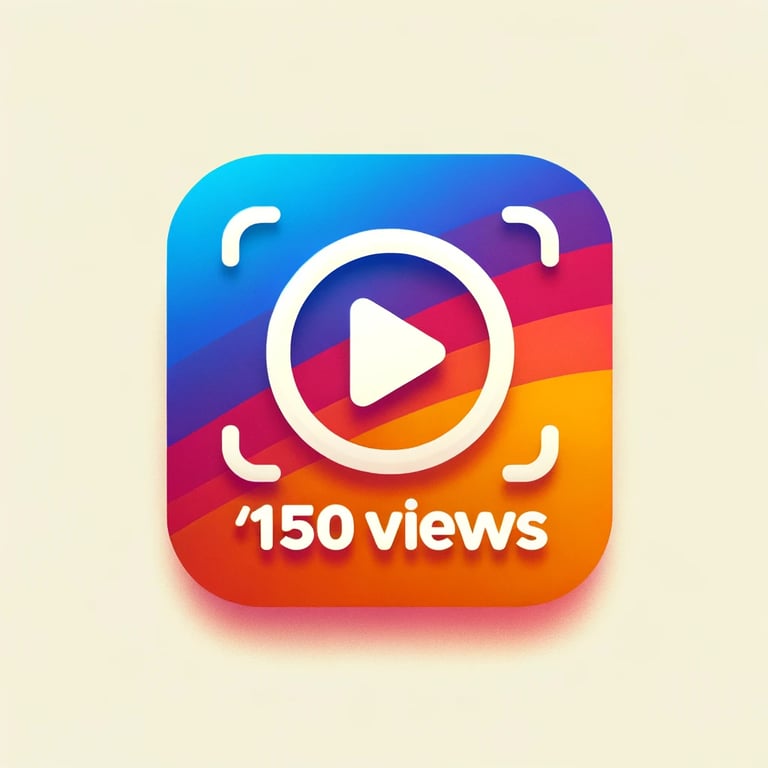 "Visuel de compteur de vues sur une vidéo Instagram avec une étiquette 'Tarif Réduit', vues pas cher
