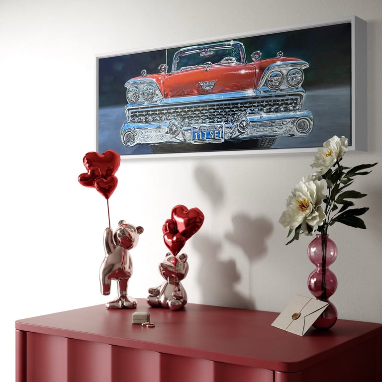 Timeless Machine painting on canvas from the suedio.art collection