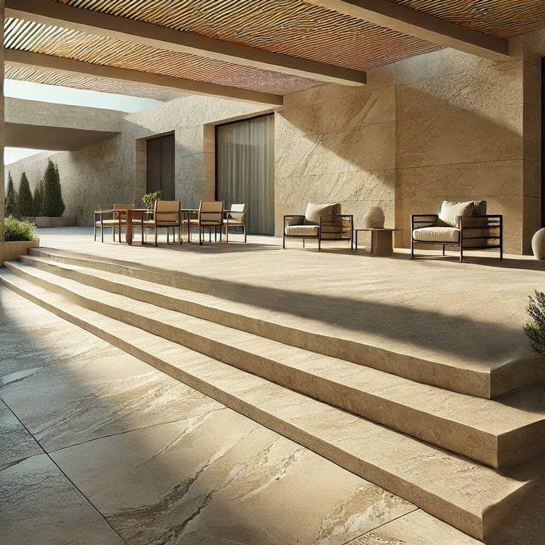 Terrace travertine, Italian luxury natural terrace stone