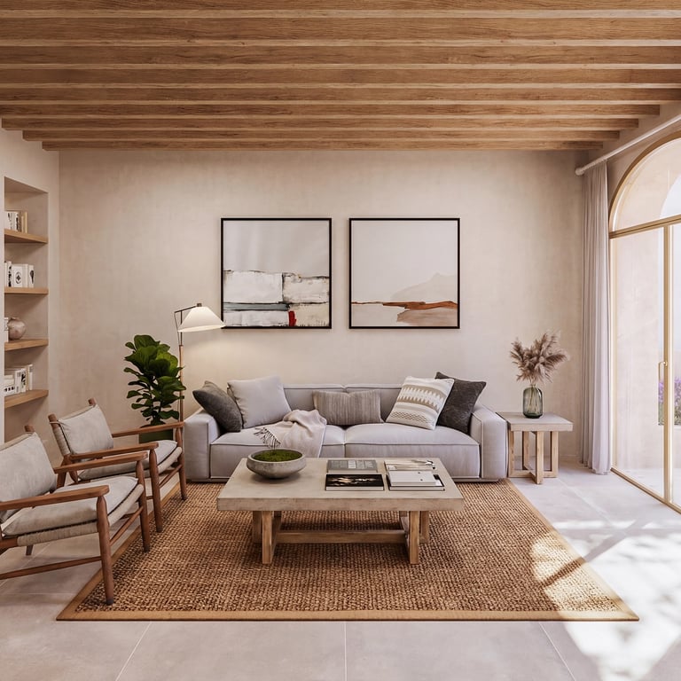 renders mallorca salón viv Sta. María