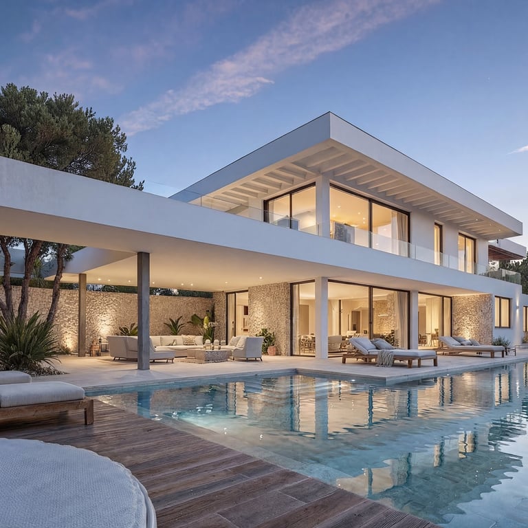 renders mallorca exterior villa Bonanova