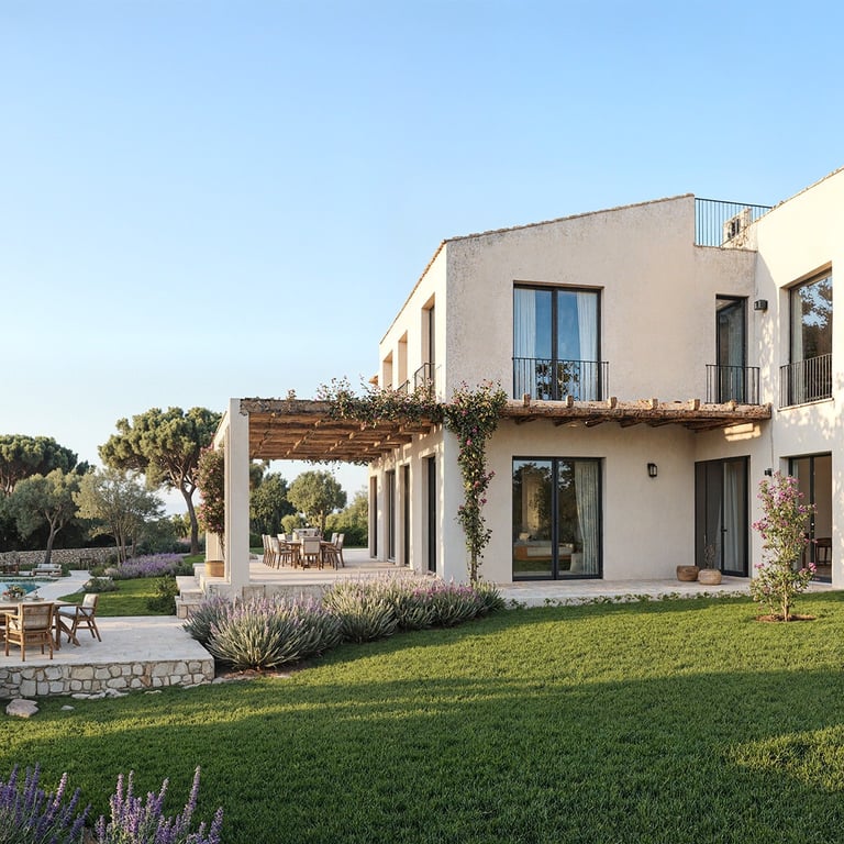 renders mallorca exterior villa Marratxí 