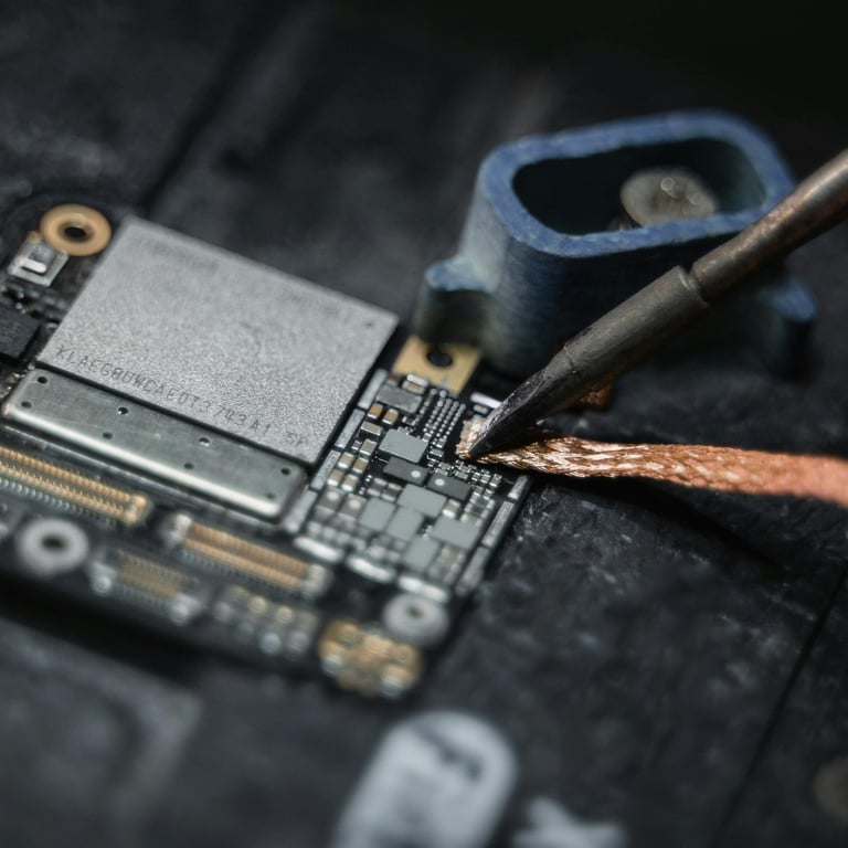 réparation composant, désoudage