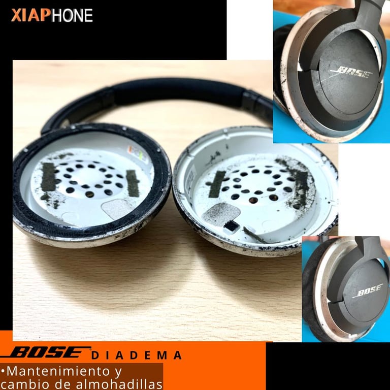 auriculares bose cambio de almohadillas
