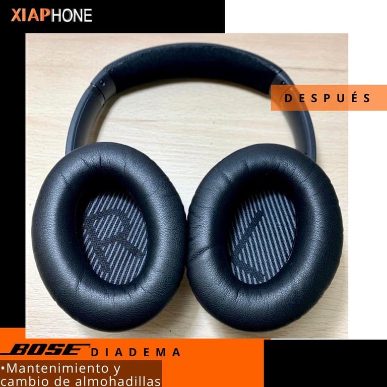 cambio de espumas y reparación diademas qc 35, nc700