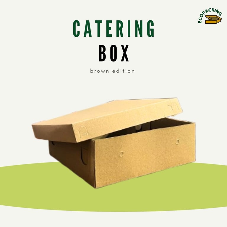 catering tutup pisah kraft - ecopacking