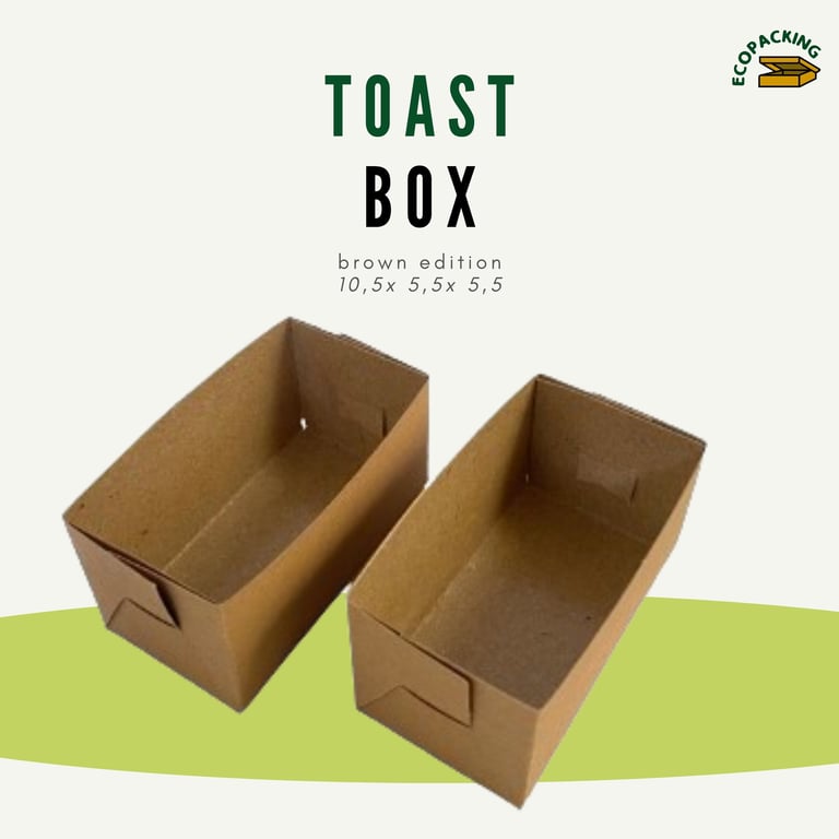 tray toast box - ecopacking